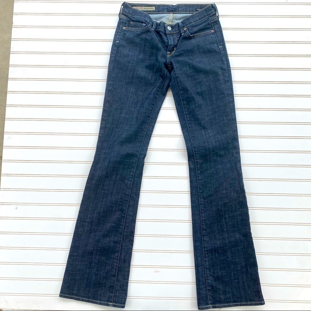 Citizens of Humanity Bootcut Jeans 27 Crochet H #234 Low Waist Dark Wash Stretch